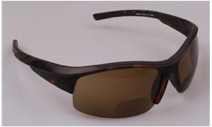 Polarized sunglasses with magnifier